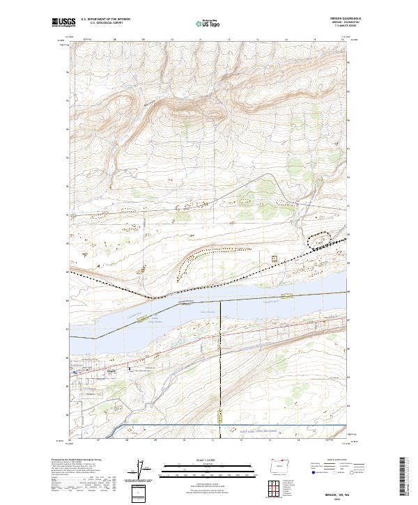 USGS Topographic Map – Irrigon