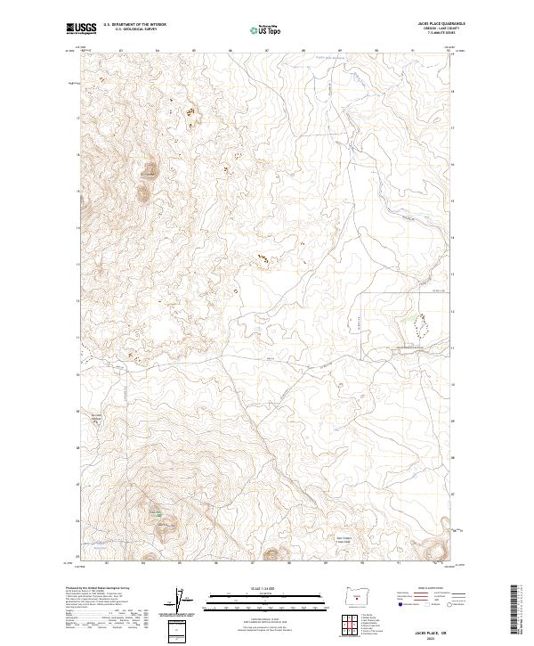 USGS Topographic Map – Jacks Place