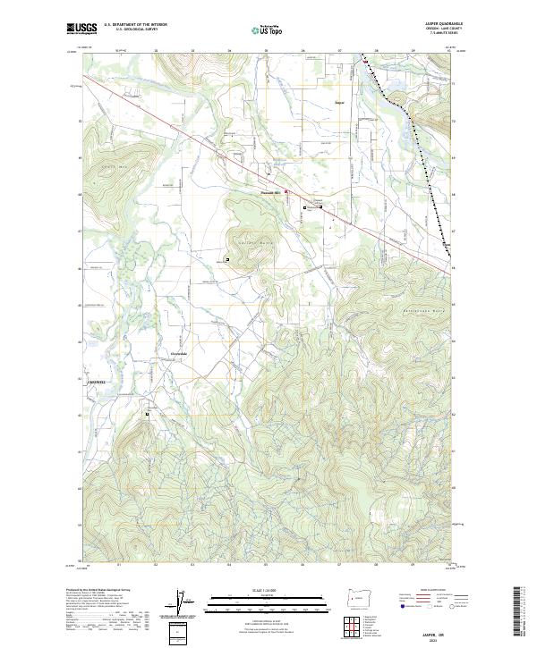 USGS Topographic Map – Jasper
