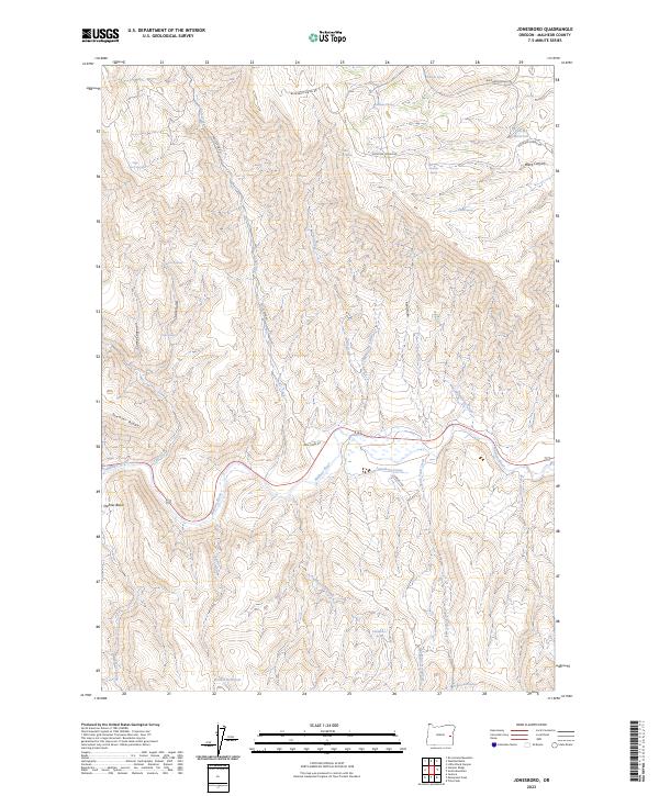 USGS Topographic Map – Jonesboro