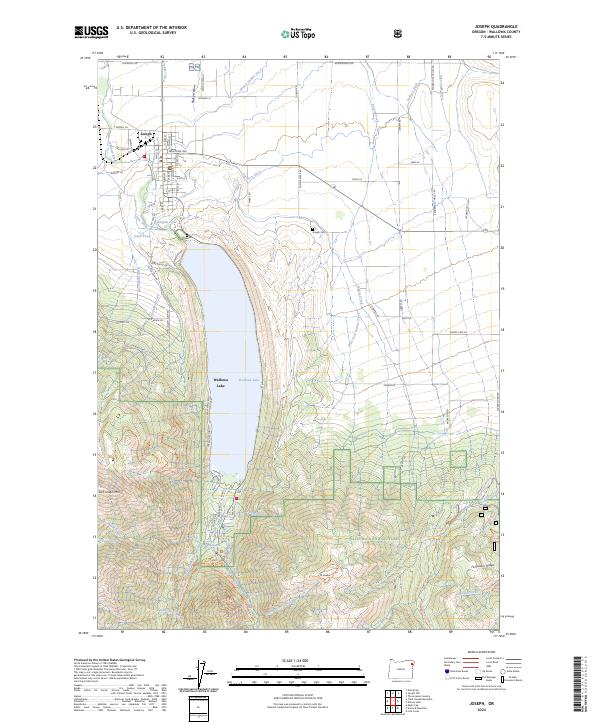 USGS Topographic Map – Joseph