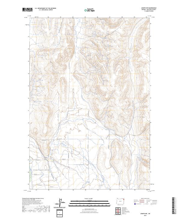 USGS Topographic Map – Joseph NW