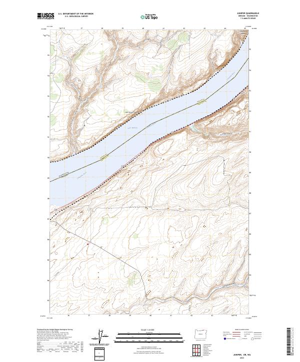 USGS Topographic Map – Juniper