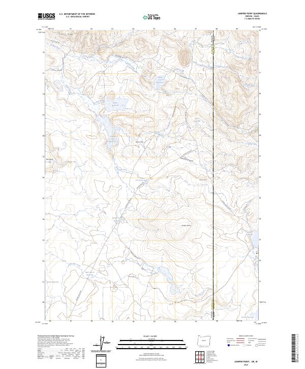 USGS Topographic Map – Juniper Point