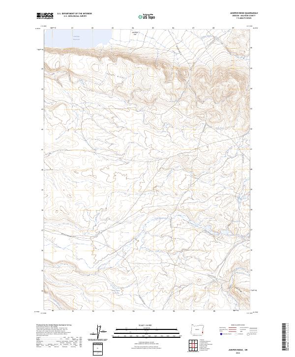 USGS Topographic Map – Juniper Ridge