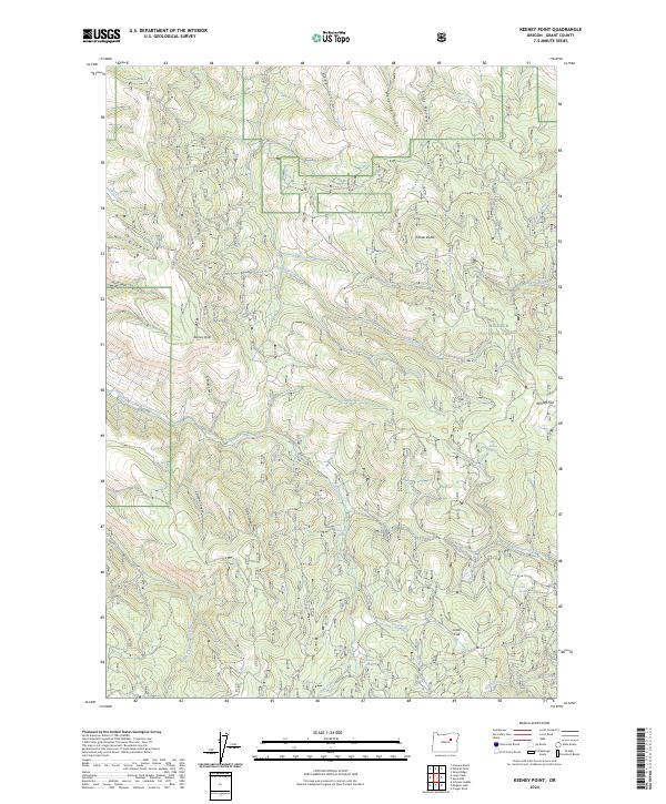 USGS Topographic Map – Keeney Point