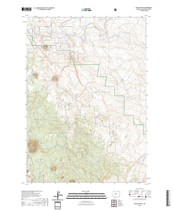 USGS Topographic Map – Kelsey Butte