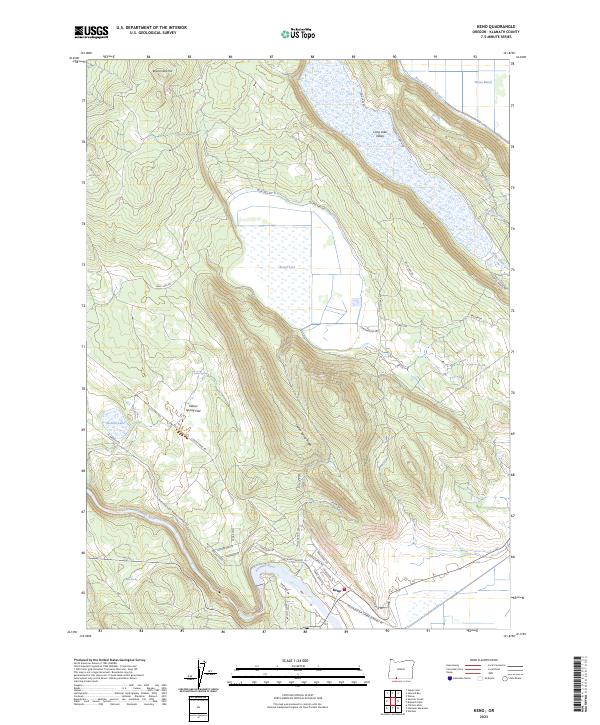 USGS Topographic Map – Keno