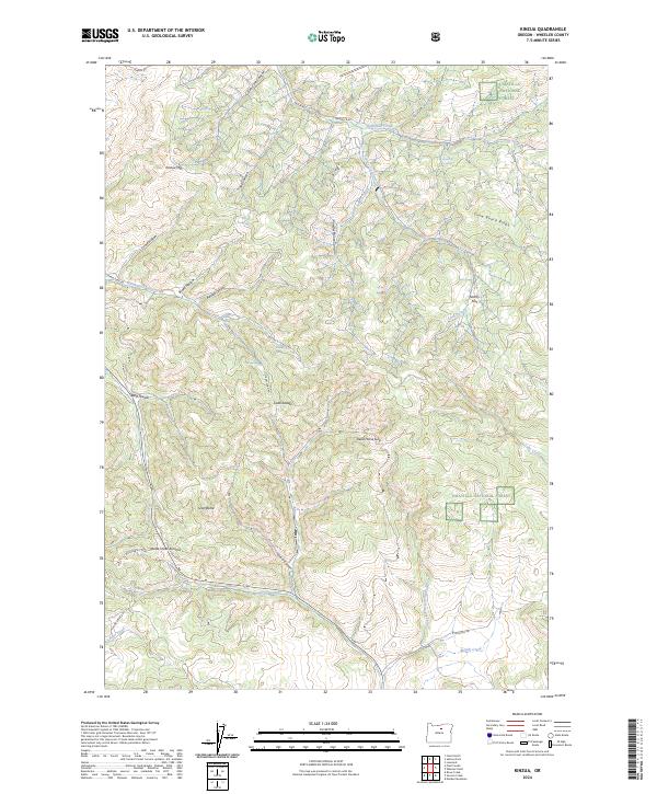 USGS Topographic Map – Kinzua
