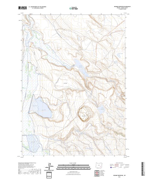 USGS Topographic Map – Krumbo Reservoir