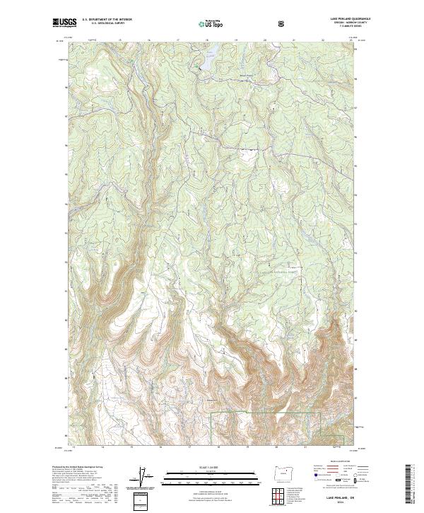 USGS Topographic Map – Lake Penland