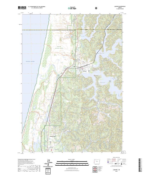 USGS Topographic Map – Lakeside