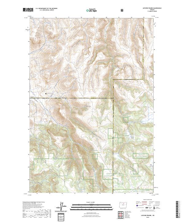 USGS Topographic Map – Lefevre Prairie
