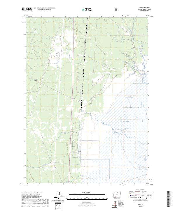 USGS Topographic Map – Lenz