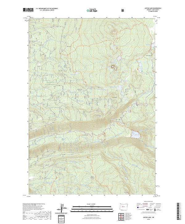 USGS Topographic Map – Linton Lake