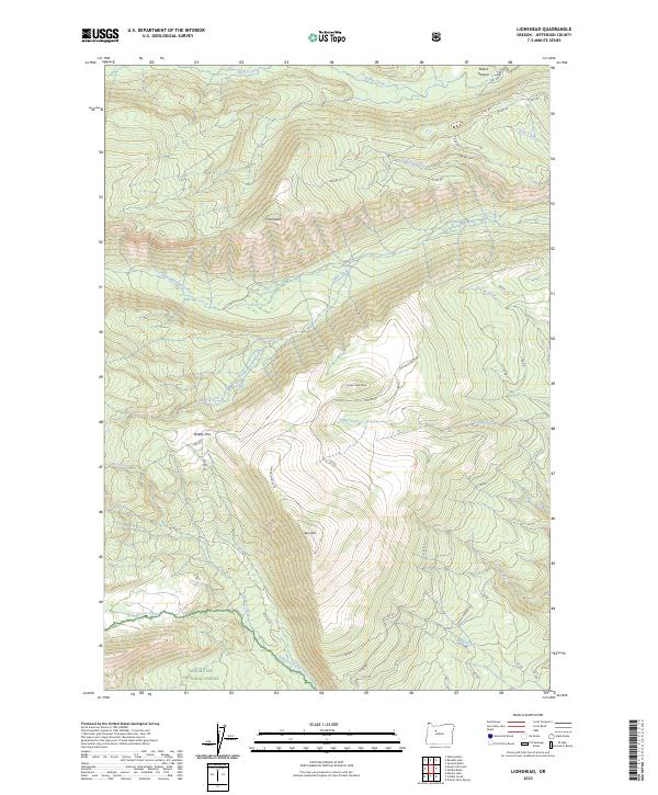 USGS Topographic Map – Lionshead