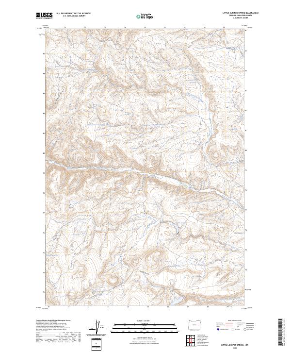 USGS Topographic Map – Little Juniper Spring