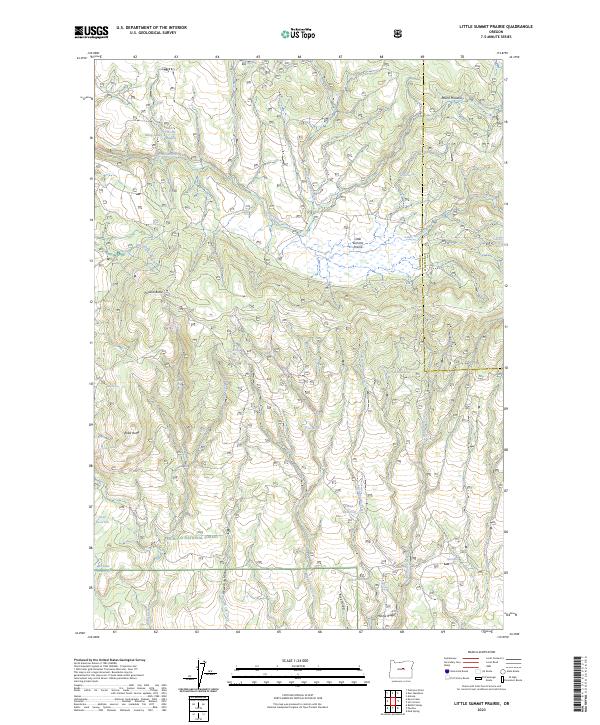 USGS Topographic Map – Little Summit Prairie