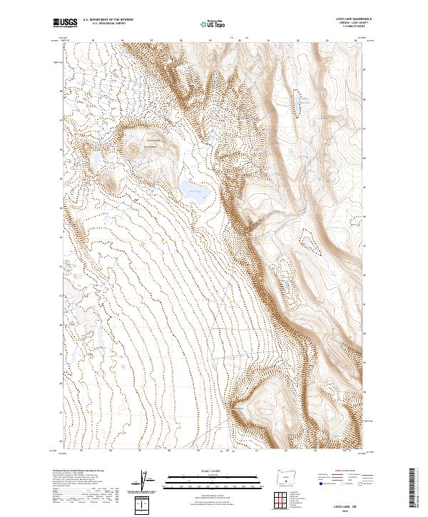 USGS Topographic Map – Loco Lake