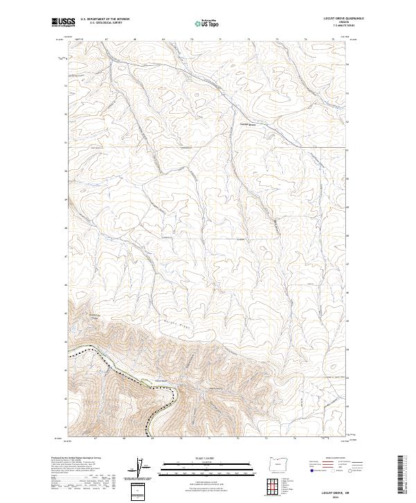 USGS Topographic Map – Locust Grove