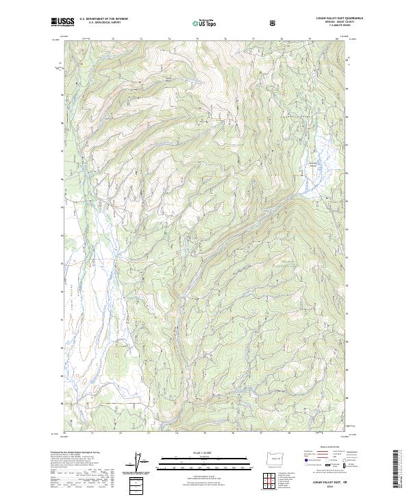 USGS Topographic Map – Logan Valley East