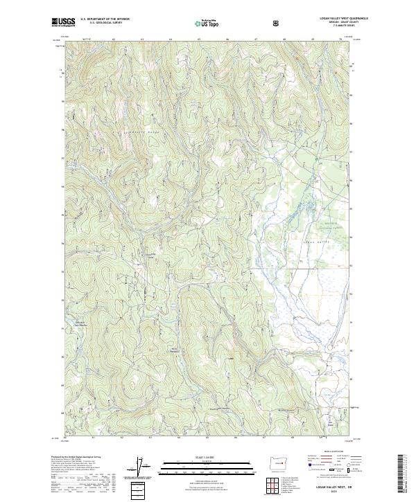 USGS Topographic Map – Logan Valley West