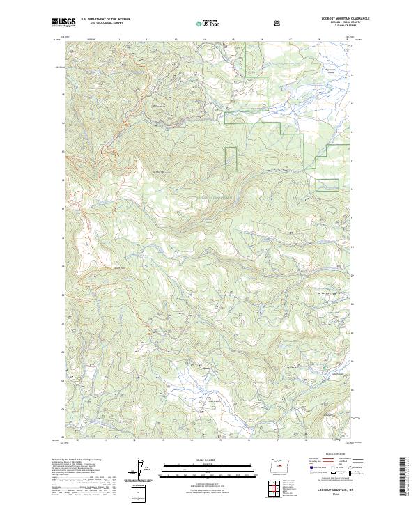 USGS Topographic Map – Lookout Mountain