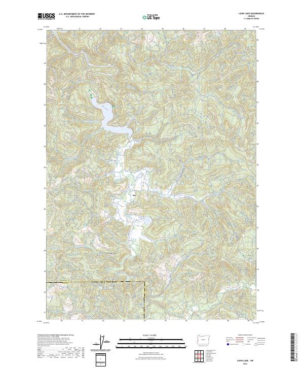 USGS Topographic Map – Loon Lake