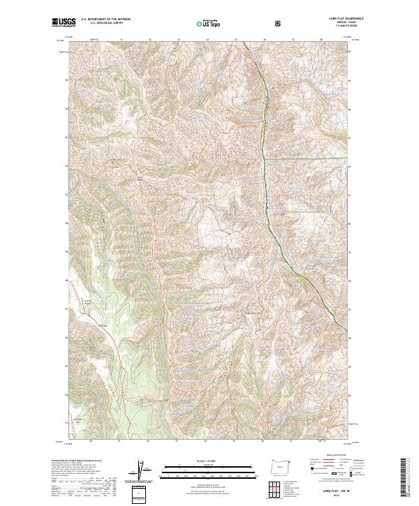 USGS Topographic Map – Lord Flat