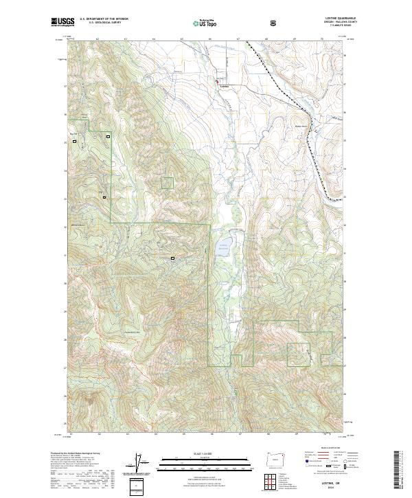 USGS Topographic Map – Lostine