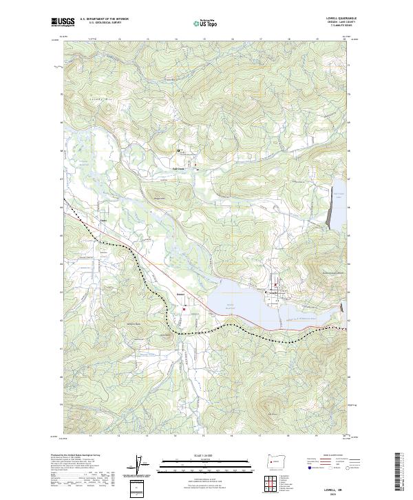 USGS Topographic Map – Lowell