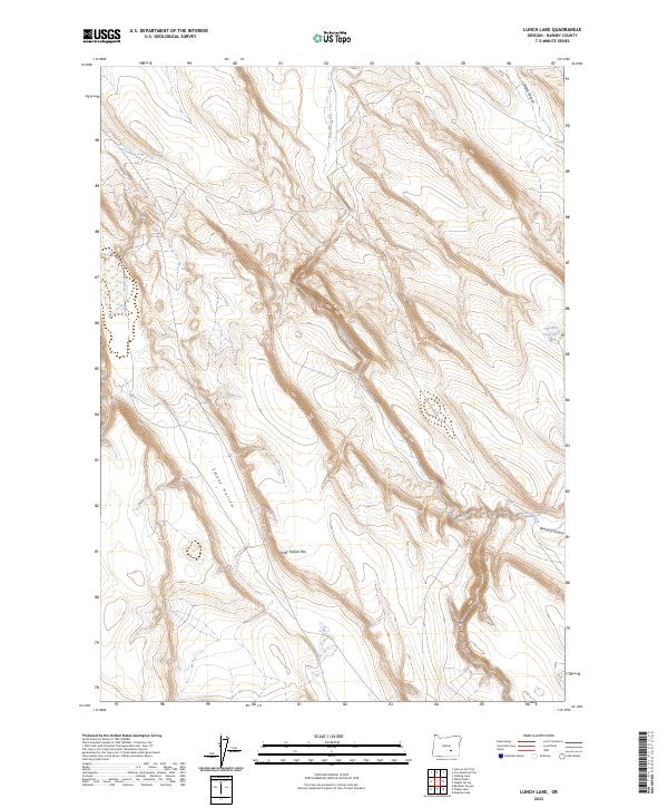 USGS Topographic Map – Lunch Lake