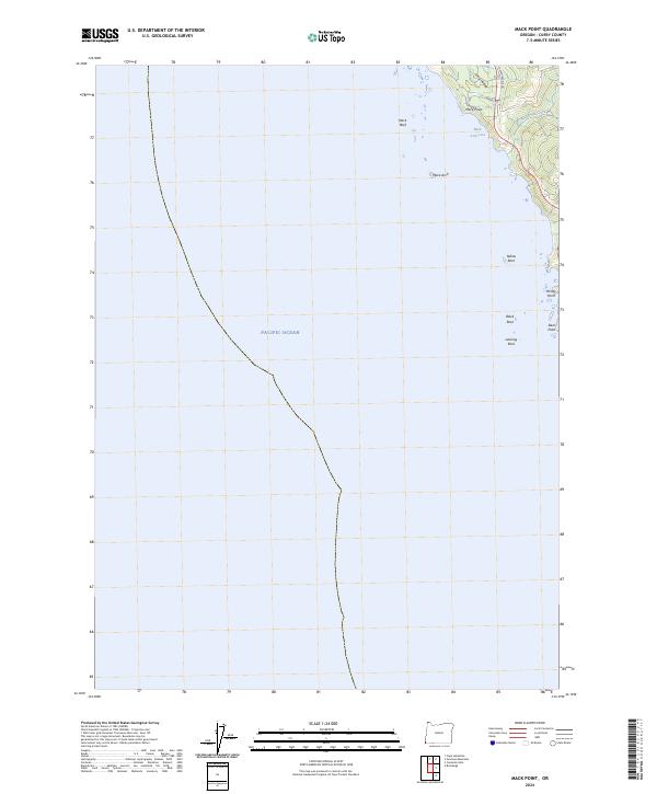 USGS Topographic Map – Mack Point