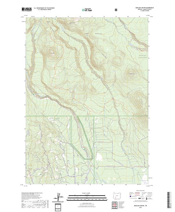 USGS Topographic Map – Maklaks Crater
