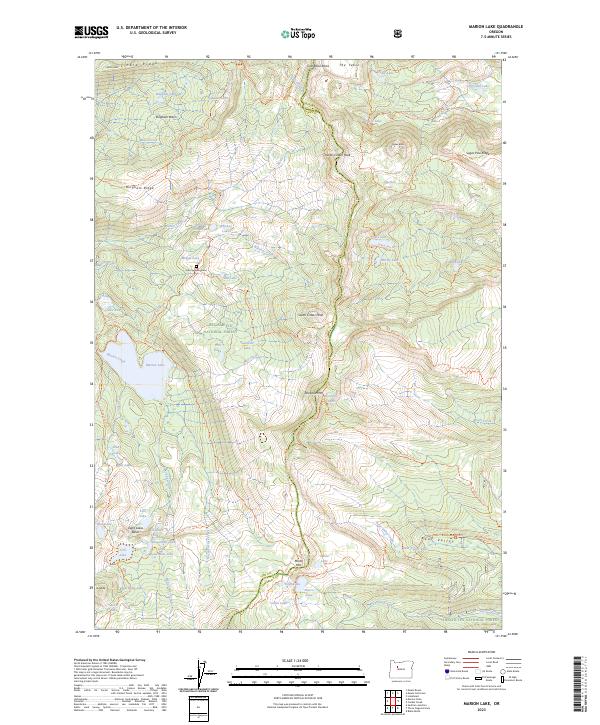 USGS Topographic Map – Marion Lake