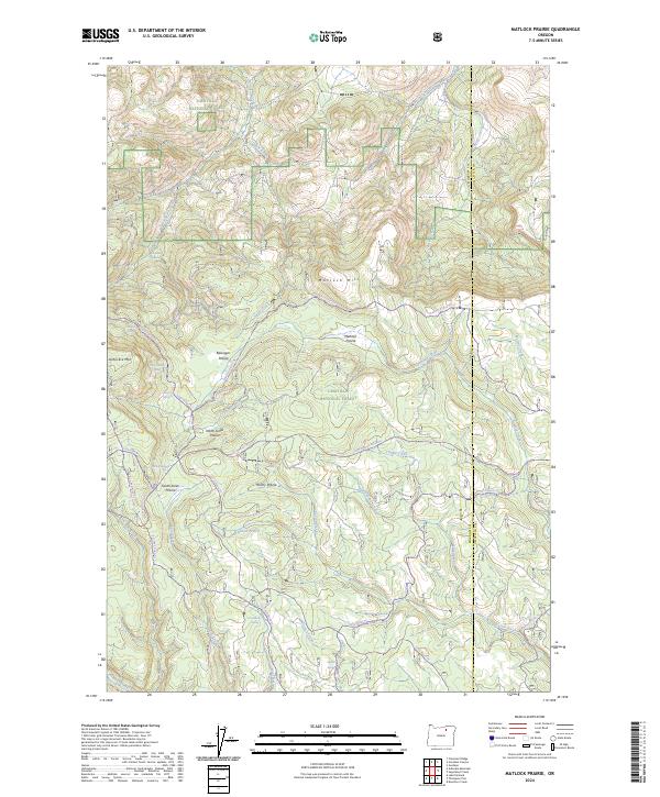 USGS Topographic Map – Matlock Prairie