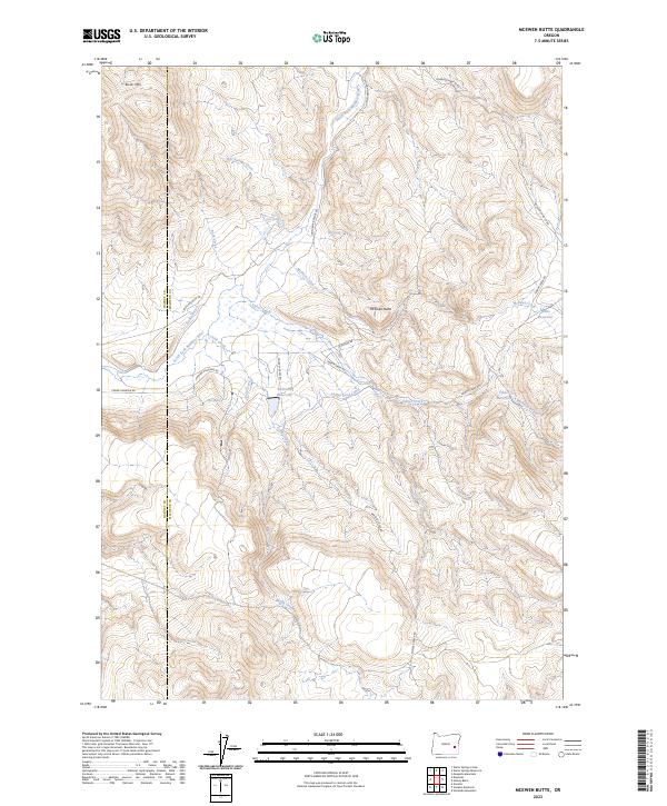 USGS Topographic Map – McEwen Butte