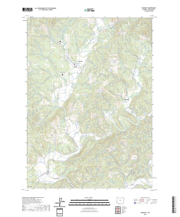 USGS Topographic Map – McKinley