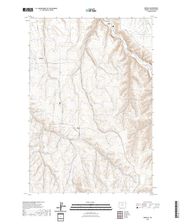 USGS Topographic Map – Mikkalo