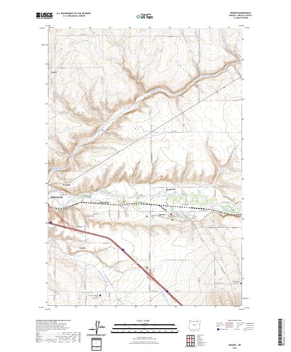 USGS Topographic Map – Mission