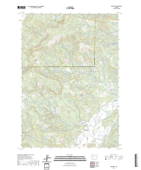 USGS Topographic Map – Mohawk