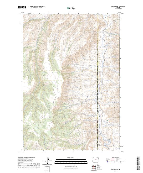 USGS Topographic Map – Mount Misery