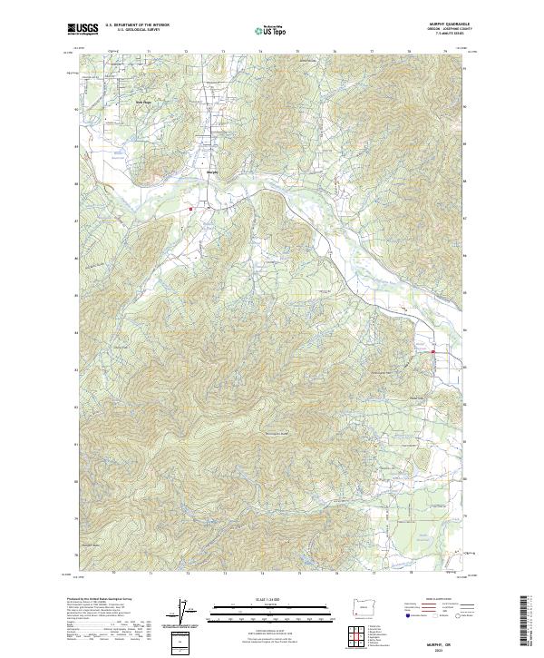 USGS Topographic Map – Murphy