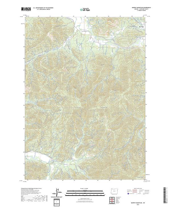 USGS Topographic Map – Murphy Mountain