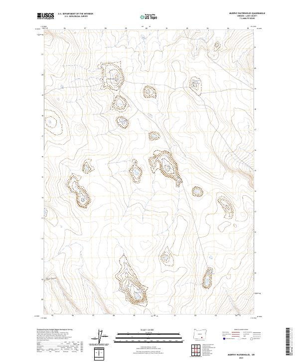 USGS Topographic Map – Murphy Waterholes