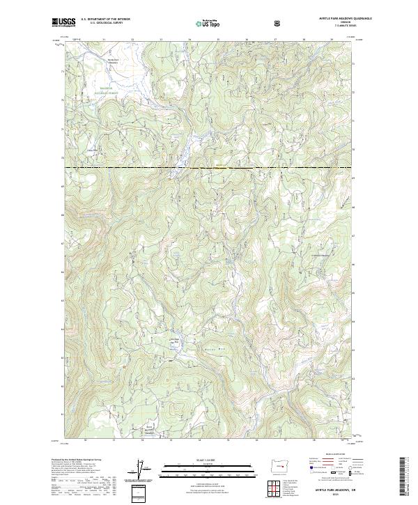 USGS Topographic Map – Myrtle Park Meadows