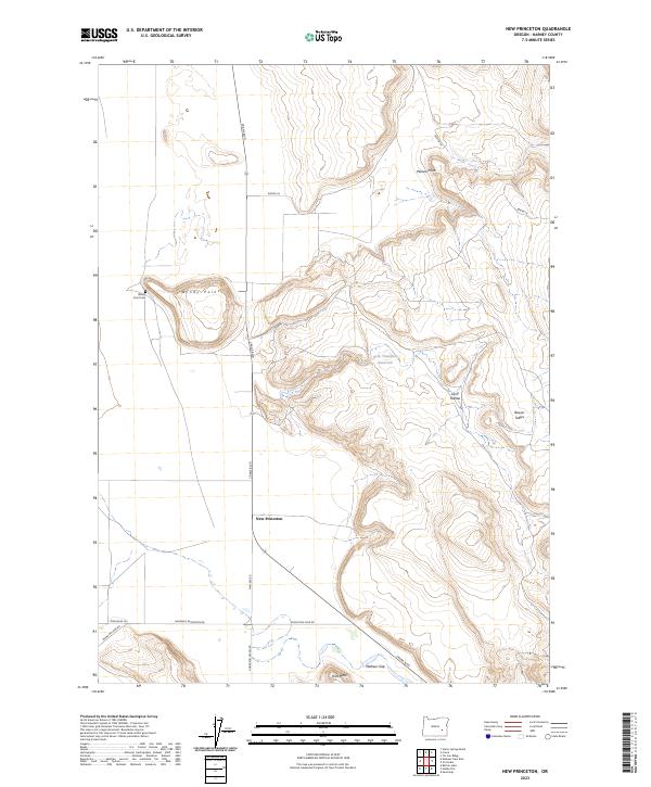USGS Topographic Map – New Princeton