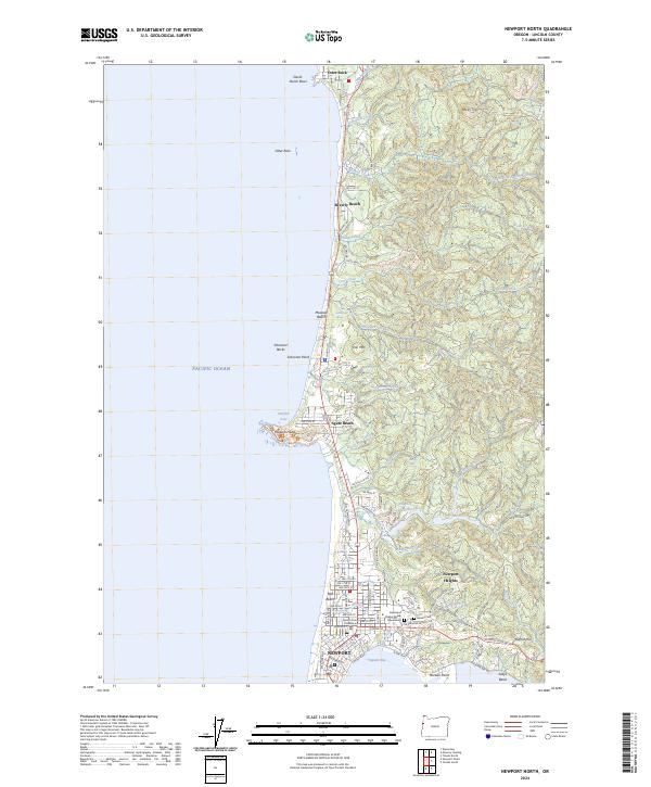 USGS Topographic Map – Newport North