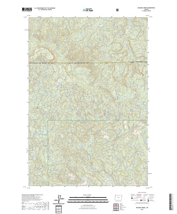 USGS Topographic Map – Niagara Creek