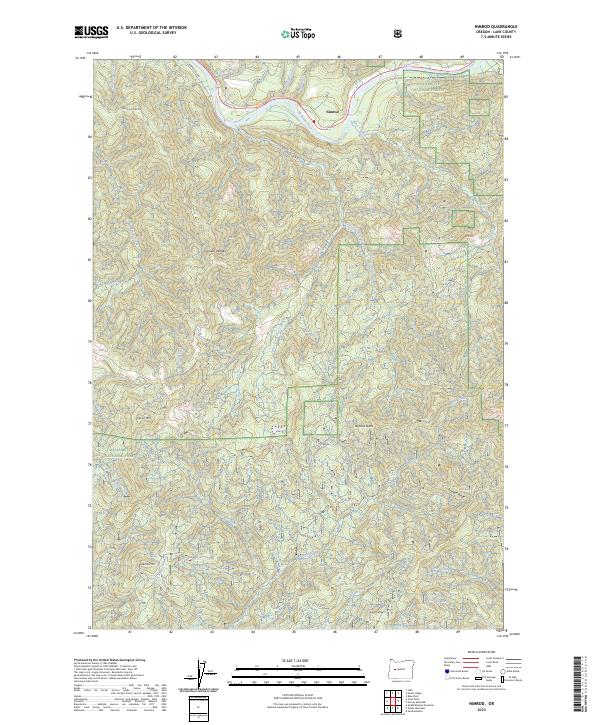 USGS Topographic Map – Nimrod